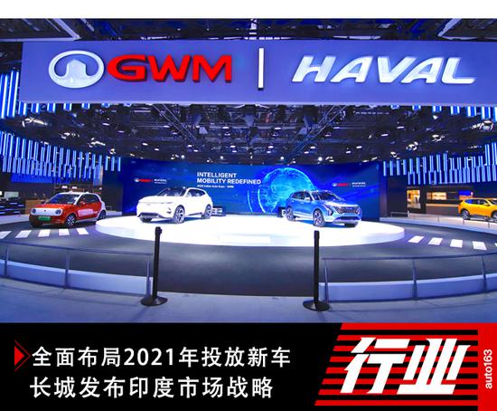 全面布局2021年投放新車 長城發布印度市場戰略